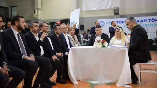 Yıldırım'da Roman çiftlere toplu nikah töreni