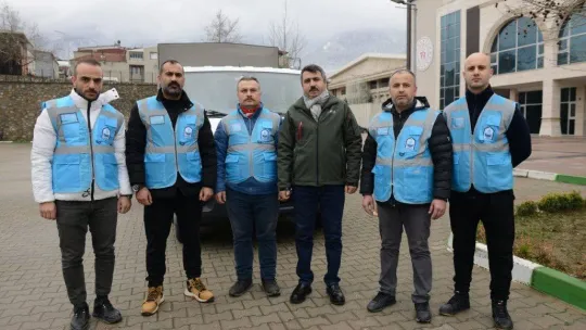 Yıldırım tüm ekipleriyle afet bölgesinde