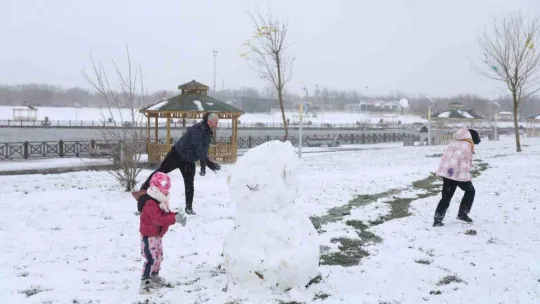 Yılın ilk kar yağışı