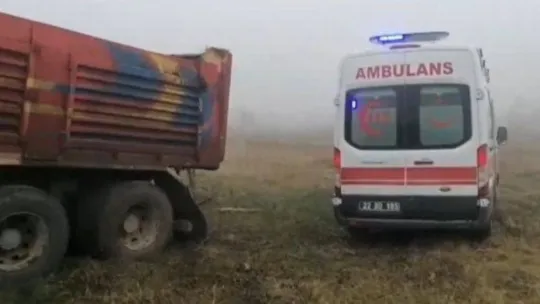 Yoğun sis, kazayı beraberinde getirdi