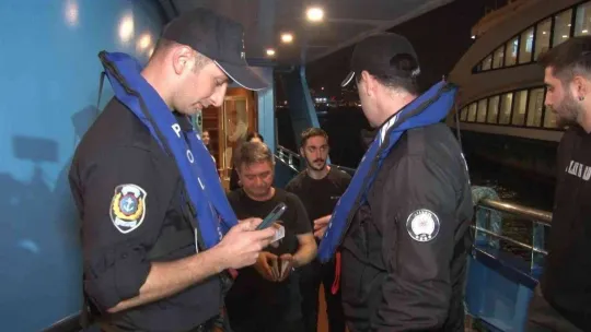 Yolcu, tur ve balıkçı teknelerine huzur denetimi