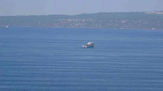 Yunan unsurlarınca ateş açılan gemi İstanbul'a doğru yola çıktı