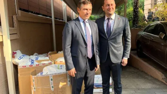 Yunanistan'daki ihtiyaç sahibi soydaşlara yardım eli