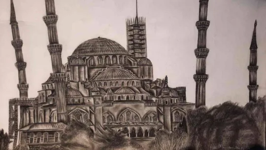 Yunus Emre Enstitüsü'nün Güney Afrika'daki iki öğrencisi İstanbul'da sergi açtı