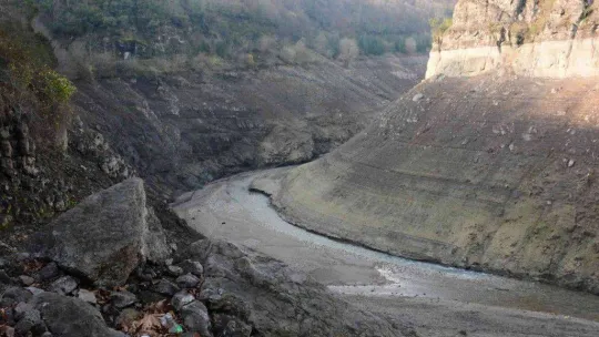 Yuvacık Barajı'nda doluluk oranı yüzde 15'e geriledi