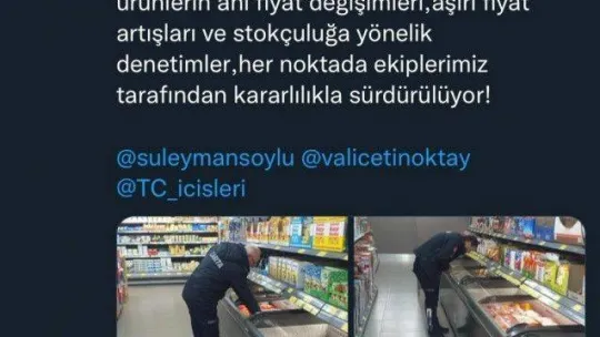 Zabıta ekipleri aşırı fiyat artışı ve stokçuluğu önlemek için denetimde