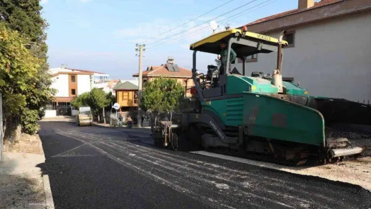 Zeytin Sokak da asfaltlandı
