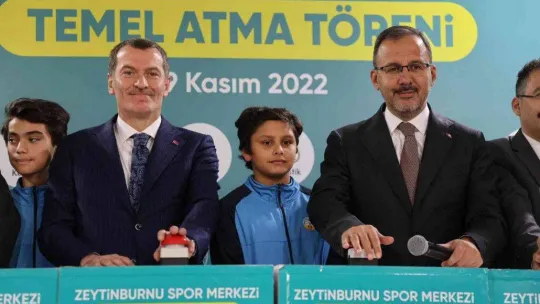 Zeytinburnu Spor Merkezi'nin temelleri atıldı