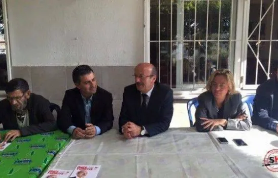 Akören yolunda TIR kazası