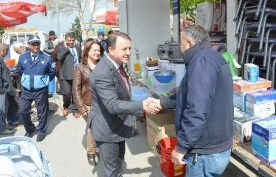 Işıklar Ortaköy Pazarını Ziyaret Etti