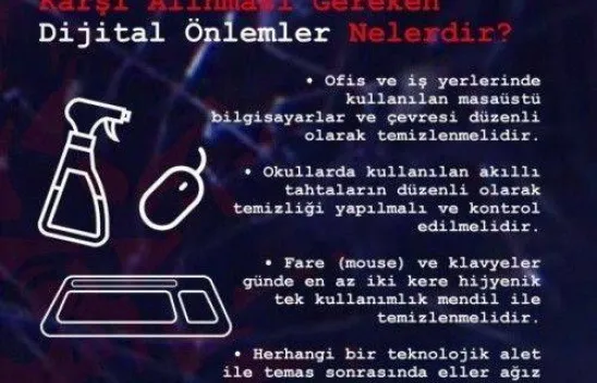 Telefonunuzda 'korona' taşımayın
