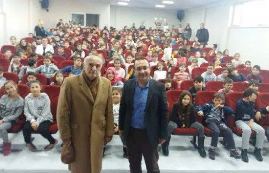 Baldöktü, öğrencilerle buluştu