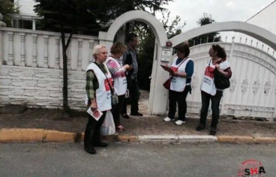 CHP Silivri Kadın Kollarından ev ziyaretleri