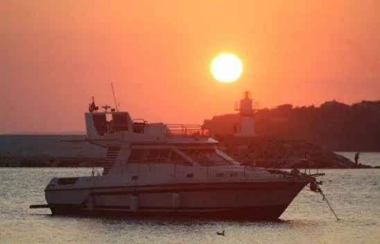 Silivri'de gün batımı kendisine hayran bıraktı
