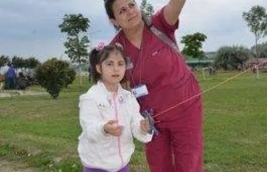 Özel Çocuklar Uçurtmaları Gökyüzüyle Buluşturdu