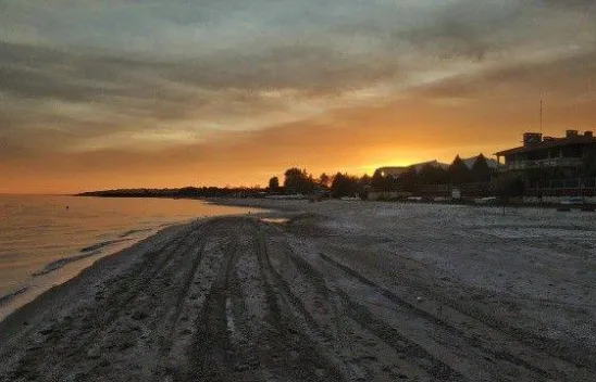 Silivri'de kartpostallık gün batımı