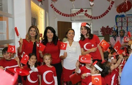 Aliye Can Anaokulunda 29 Ekim Sevinci