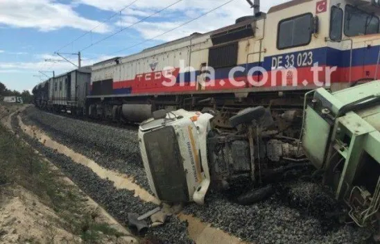 Beyciler'deki tren kazası ucuz atlatıldı
