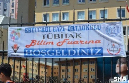 Ortaokul öğrencilerinden bilim fuarı