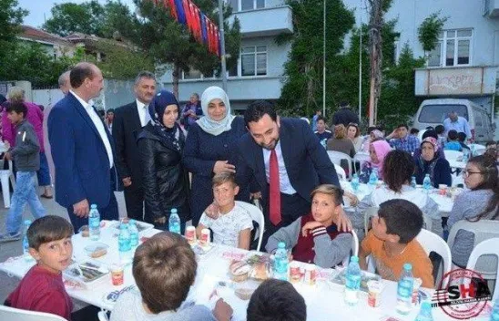 Gümüşyaka'daki sokak iftarında buluştular