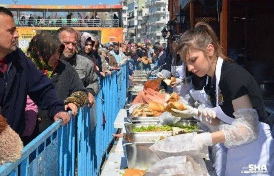 Silivri'de Karadeniz rüzgarları esti