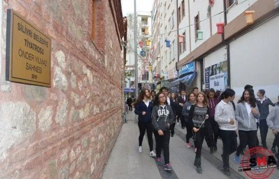 Silivrili öğrenciler, ilçe tarihini yerinde öğreniyor