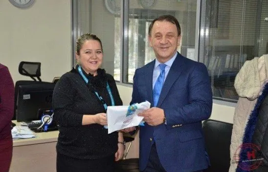 Işıklar personelinin yeni yılını kutladı