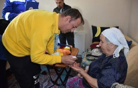 EYKOM'dan Çantalılara Sağlık Kontrolü