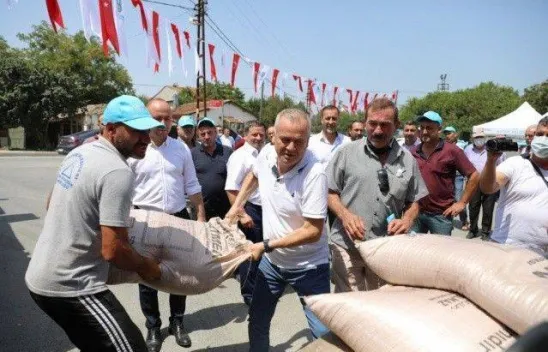 Kurfallı'da Üreticiler Tohumluk Arpa Sevinci Yaşadı