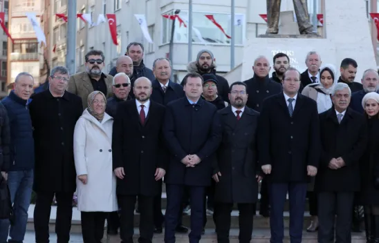 Başkan Balcıoğlu, Öğretmenler Günü Çelenk Sunma Törenine Katıldı