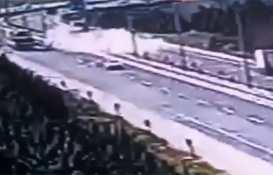 Silivri'de feci kaza kamerada