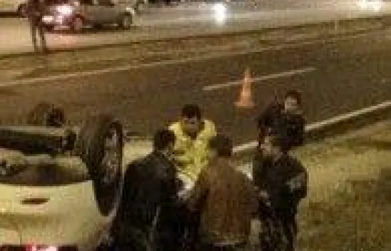 Yakıtı biten araç kazaya sebep oldu