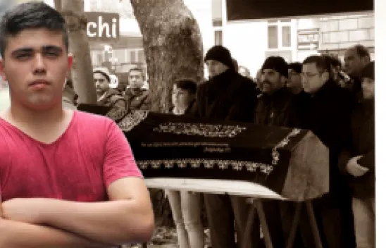 16 yaşındaki Berkan'a son görev