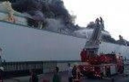 Kınalı'da fabrika yangını