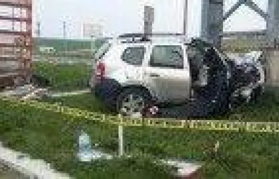 Kınalıda feci kaza