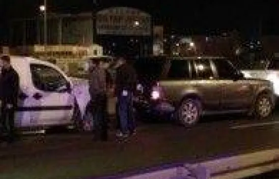 D-100 karayolunda zincirleme kaza