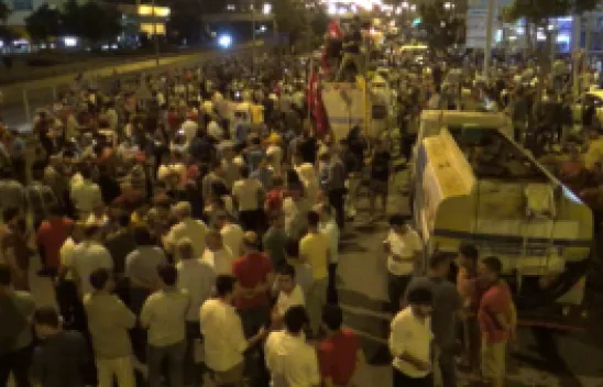 Askeri darbe girişimine Silivri'den tepki