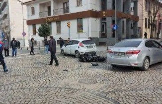 Dikkatsizlik kaza getirdi