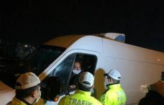 15 farklı noktada seyahat izin denetimi