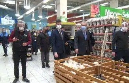 Silivri'de korona virüs denetimi