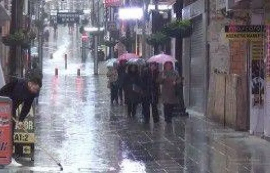 Silivri'de Sağanak Yağış