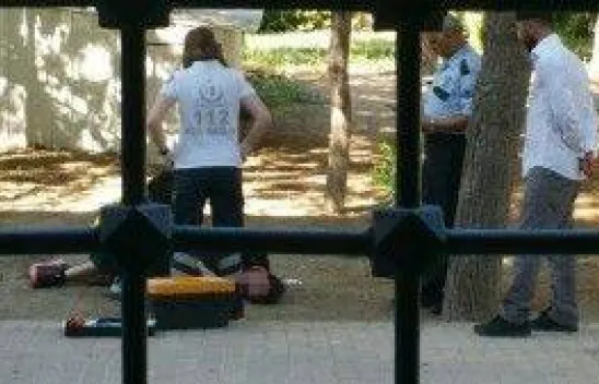 Cami bahçesinde ölmek istedi