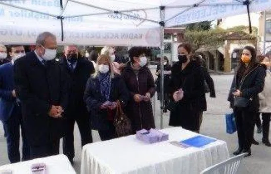 Kadına Şiddete Karşı Broşür Dağıtıldı