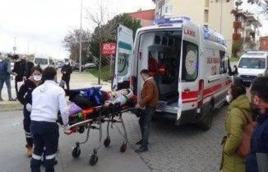 Motosiklet kazası: 1 yaralı