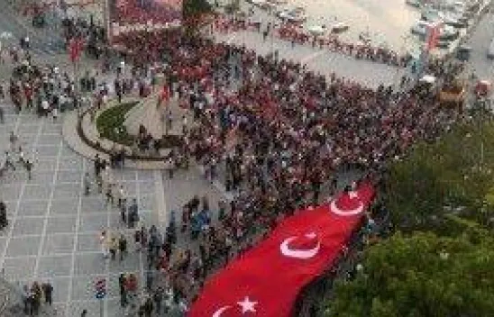 Böyle olur Silivri'nin Gençlik yürüyüşü