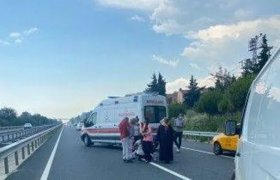 Yolun karşısına geçemedi !