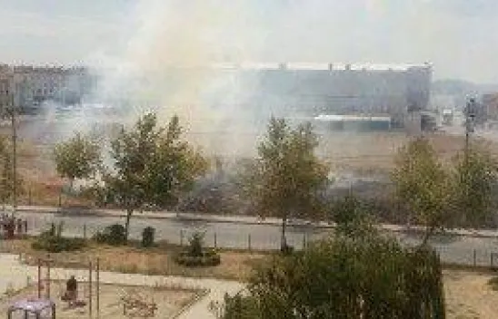 Otluk alanda korkutan yangın