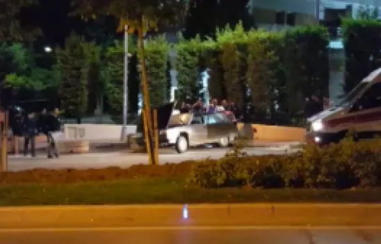 LPG'li araçtaki yangın korkuttu