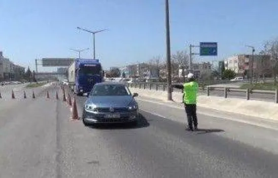 Silivri'de tam kapanma denetimi