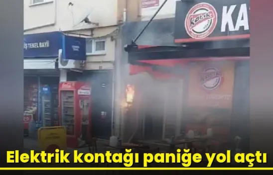 Elektrik kontağı paniğe yol açtı